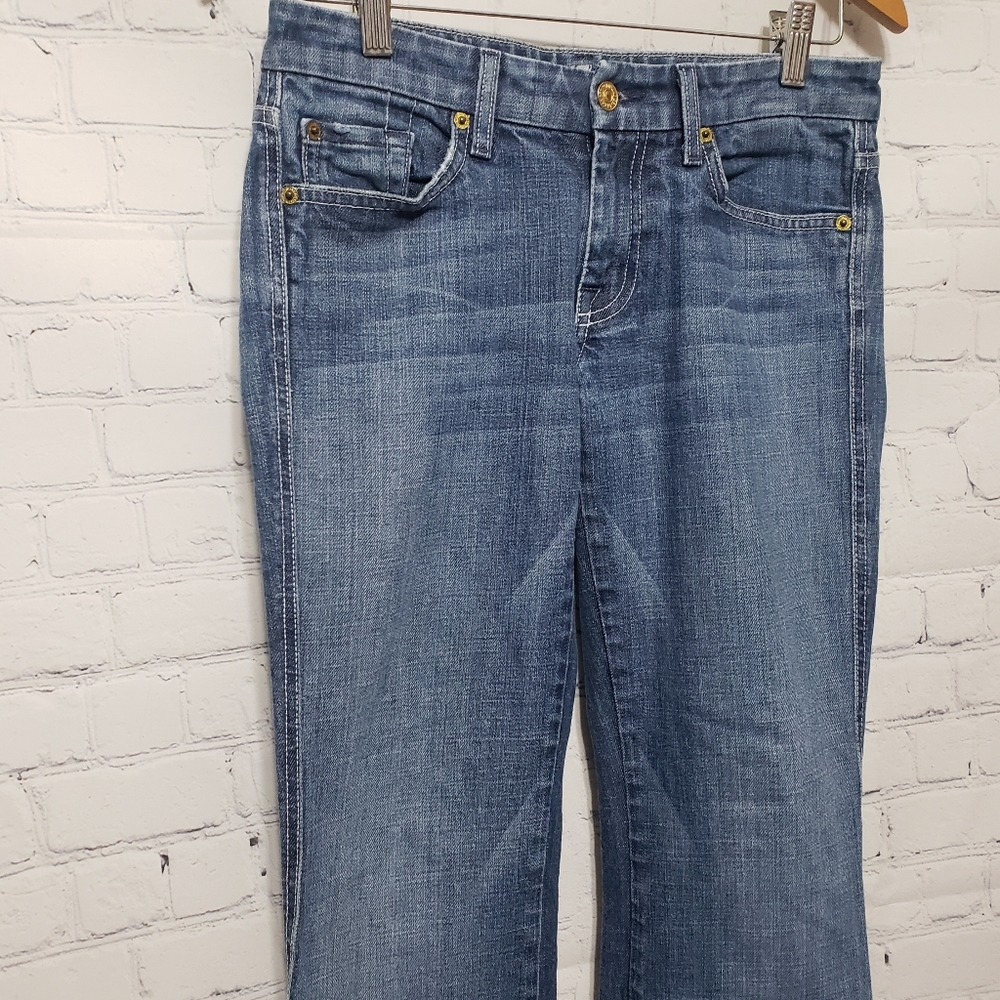 7FAM Sz 27 Vintage "A" Pocket Boot Cut Jeans - Picture 5 of 16